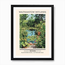 Walthamstow Wetlands London Parks Garden 1 Art Print