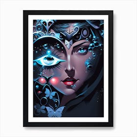 Pseudo Eye Of The Wolf Art Print