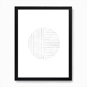 Circle Of Lines 1 Poster