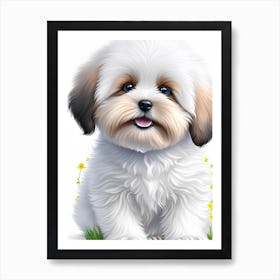 Shih Tzu Puppy 1 Art Print