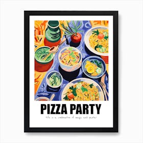 Pasta Party, Matisse Inspired 06 Art Print