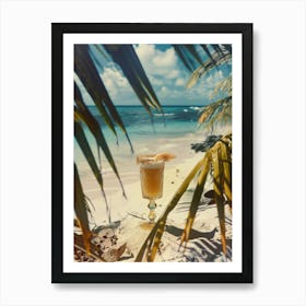 Cocktail On The Beach Art Print