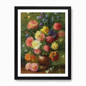 Aster Painting 1 Flower Art Print