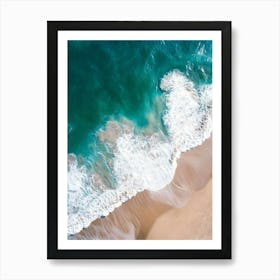 Aerial View Of The Beach 17 Art Print