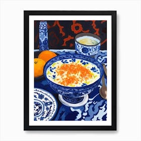 Rice Pudding Painting 4 Art Print