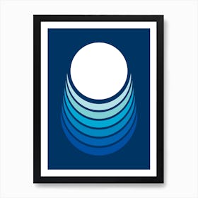Ocean Crescent Art Print