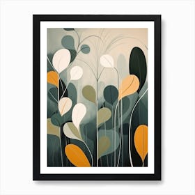 Abstract Leaves 4 Art Print