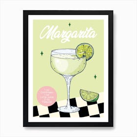 Margarita Green Art Print
