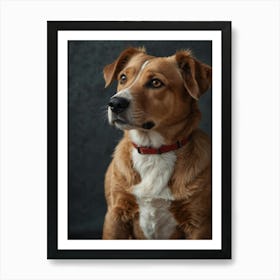 Dog portrait Art Print