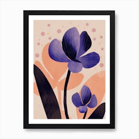 Purple Beauty Light Version Art Print