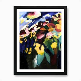 Wassily Kandinsky Sunflowers Art Print