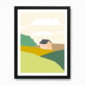 House In The Countryside Art Print