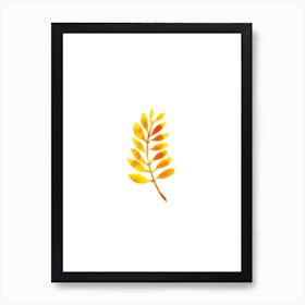 Yellow Leaves Art Print