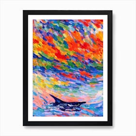 Basking Shark Matisse Inspired Art Print