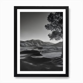 Lone Tree In The Desert Art Print
