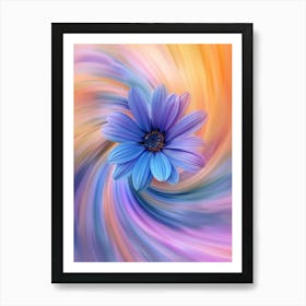 Abstract Flower 4 Art Print