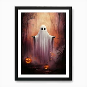 Ghost In The Woods 13 Art Print