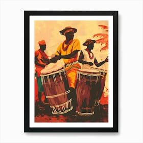 African Drums Art Print