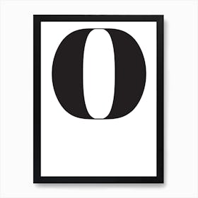 O Initial Art Print