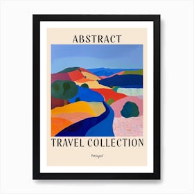 Abstract Travel Collection Poster Portugal 6 Art Print