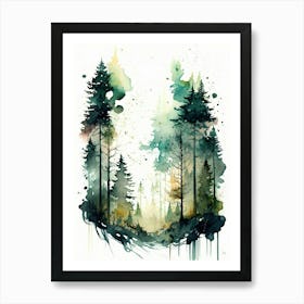 Forest Canvas Print Art Print