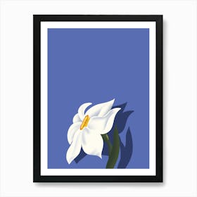 White Flower Art Print