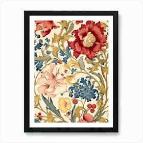 Floral Pattern 70 Art Print