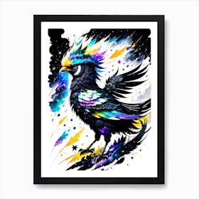 Crow bird Art Print