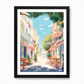 Limassol Cyprus 5 Illustration Art Print