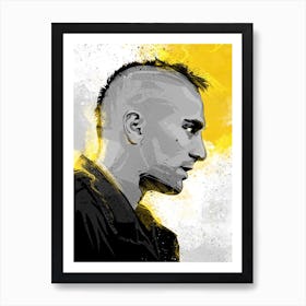 Taxidriver Yellow Art Print