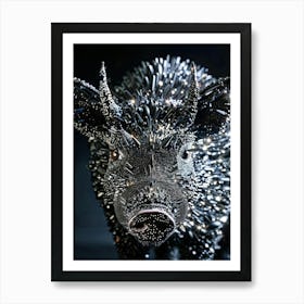 Pig With Spikes Art Print