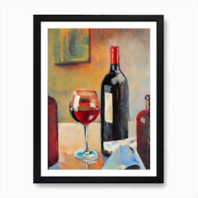 Malbec Oil 1 Painting Cocktail Poster Art Print