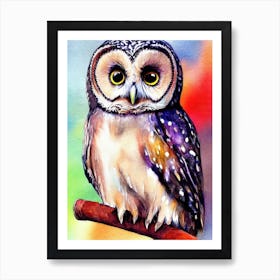 Cute Little Owl 3 Art Print