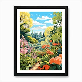 Montreal Botanical Garden Canada Illustration 1  Art Print