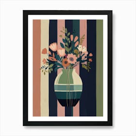 Flowers In A Vase Canvas Print Art Print