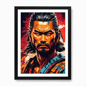 Great Japanese warrior Art Print