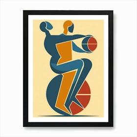 Basketball Game Art Print