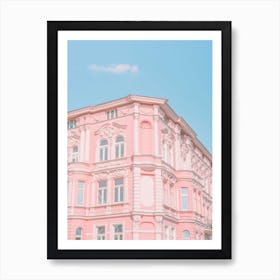 Pink Building Art Print