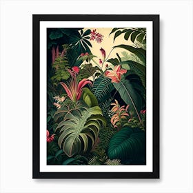 Hidden Paradise 5 Botanicals Art Print