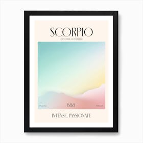 Scorpio Zodiac Sign Art Print