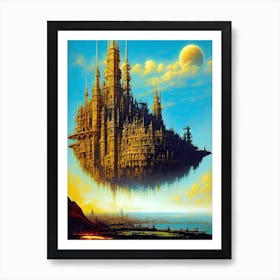 Futuristic City, Futuristic Art, Futuristic City, Futuristic City, Futuristic Art Art Print