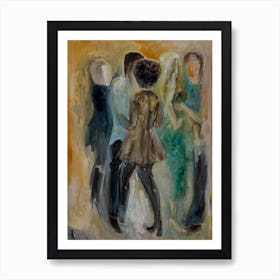 Wall art, Dancers, Lets Go Party Art Print