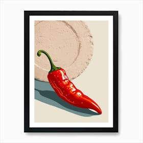 Hot Pepper Art Print