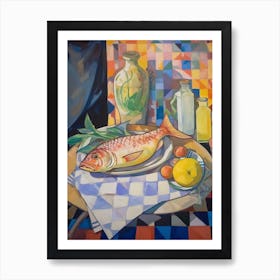 Mahi Mahi Still Life Painting Art Print