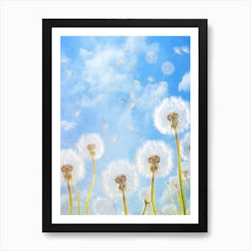 Dandelion In The Wind 2 Art Print