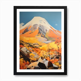 Mount Kilimanjaro 3 Mountain Painting Art Print