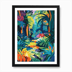 Atlanta Botanical Garden Painting 4 Art Print