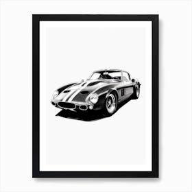 Ferrari 250 Gto Line Drawing 2 Affiche