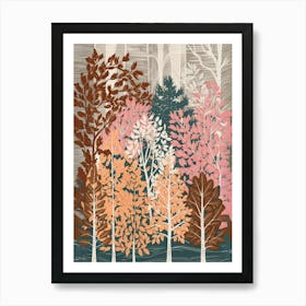 Autumn Trees 2 Poster