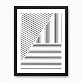 Abstract Lines One Art Print